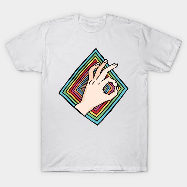 Aesthetic Hand Sign T-Shirt by sadpanda